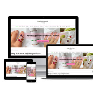 Online-shop website, responsive design for handmade products shop